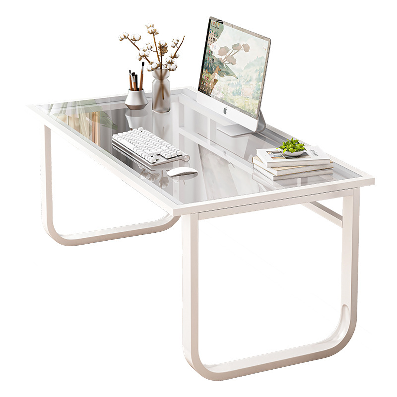 Design tempered glass home writing desk 15 02