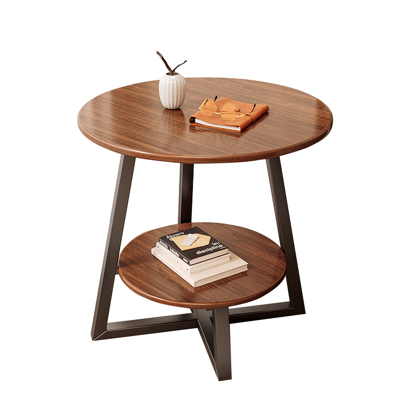Living room light luxury sofa side table small round table 23 02