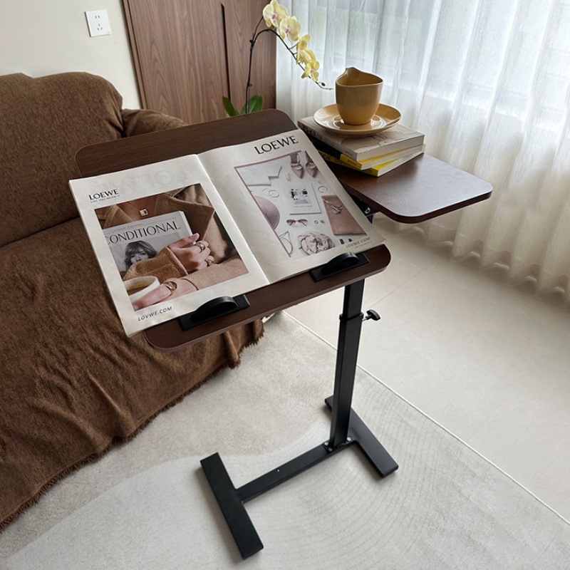 Movable and foldable height-adjustable bedside table 26 02