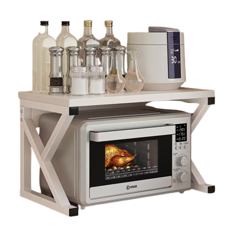 Multifunctional double-layer countertop storage rack 57