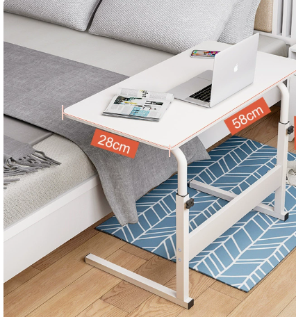 Simple movable and height-adjustable bedside table 12 02