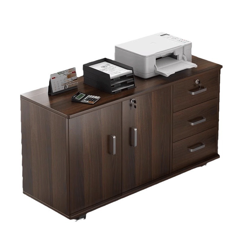 Under-desk lockable storage cabinet 32 01