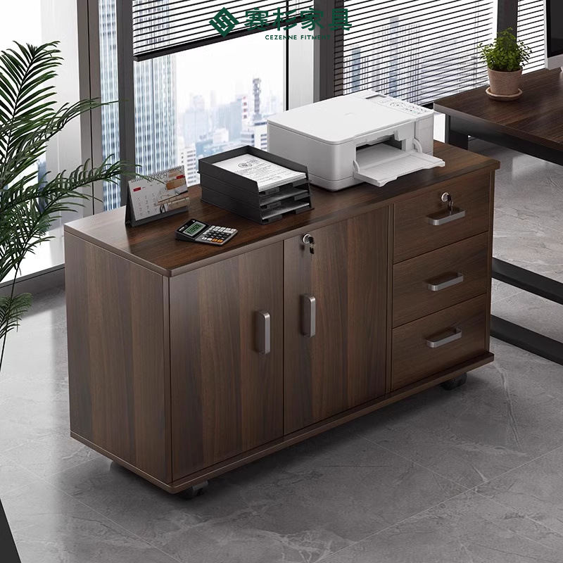 Under-desk lockable storage cabinet 32 02